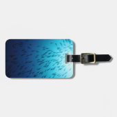 魚の群れ ラゲッジタグ (正面横)