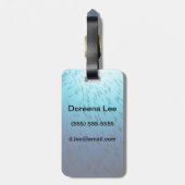 魚の群れ ラゲッジタグ (裏面縦)