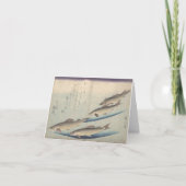 魚の群れ: Ayu - notecard カード (正面)