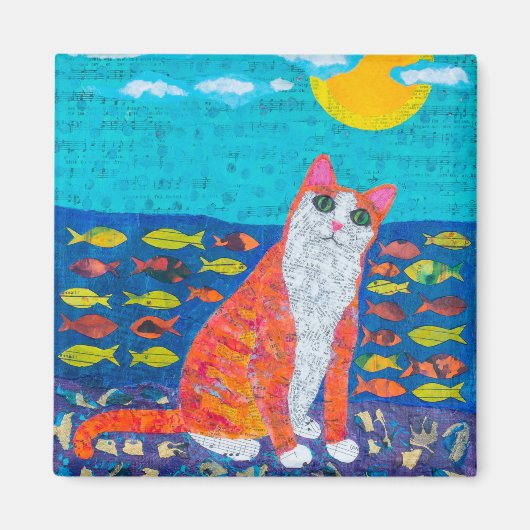 魚の耳鳴り マグネット (正面)