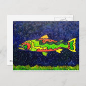 魚の色 ポストカード (正面/裏面)