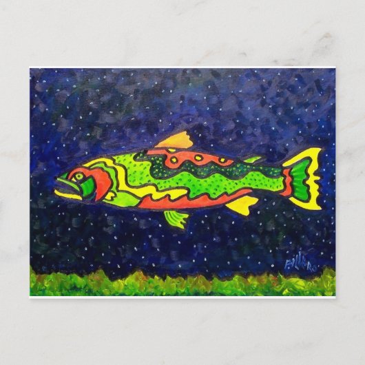 魚の色 ポストカード (正面)