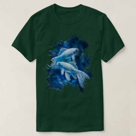 魚の花 Tシャツ (デザイン正面)