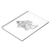 魚の落書き ノートブック (左側)