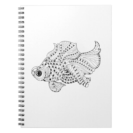 魚の落書き ノートブック (正面)