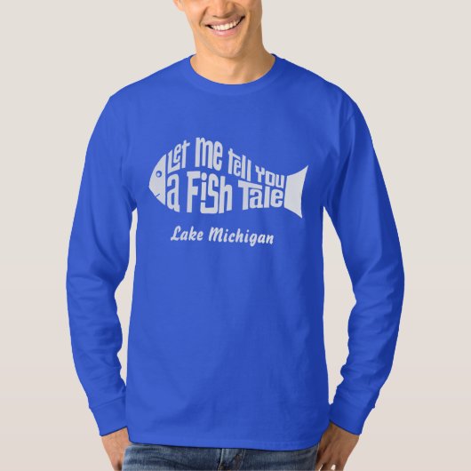 魚の話カスタマイズの場所 Tシャツ (正面)