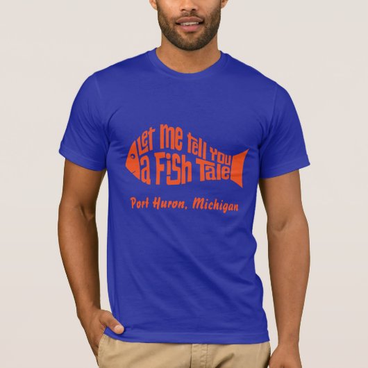 魚の話カスタマイズ Tシャツ (正面)