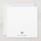 魚の誕生日の招待状 招待状 (裏面)