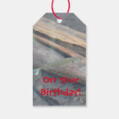 魚の誕生日贈り物ラベル ギフトタグ (裏面)