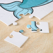 魚の警察官の警察帽 ジグソーパズル (側面)