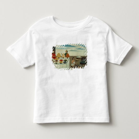 魚の販売人、砂糖菓子メーカーおよび販売人 トドラーTシャツ (正面)