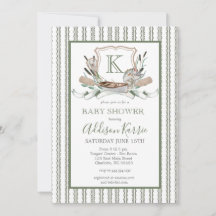 魚の赤ちゃんシャワーの招待状