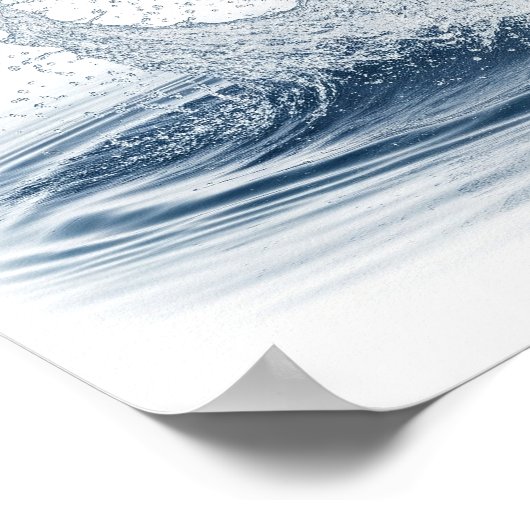 魚の跳躍 ポスター (角)