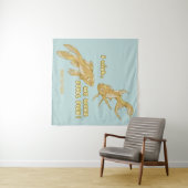 魚の進化おもしろい金魚 タペストリー (インサイチュ(横))