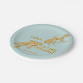 魚の進化おもしろい金魚 ペーパープレート (アングル)