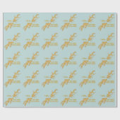 魚の進化おもしろい金魚 ラッピングペーパー (フラット)