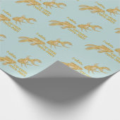 魚の進化おもしろい金魚 ラッピングペーパー (角)