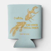 魚の進化おもしろい金魚 缶クーラー (裏面)