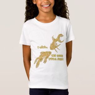 魚の進化おもしろい金魚 Tシャツ