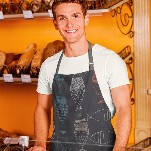 魚の部族 エプロン