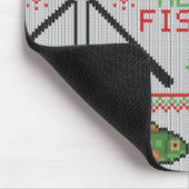 魚の醜いクリスマスセーター マウスパッド (コーナー)