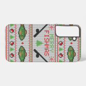 魚の醜いクリスマスセーター SAMSUNG GALAXYケース (裏面横)