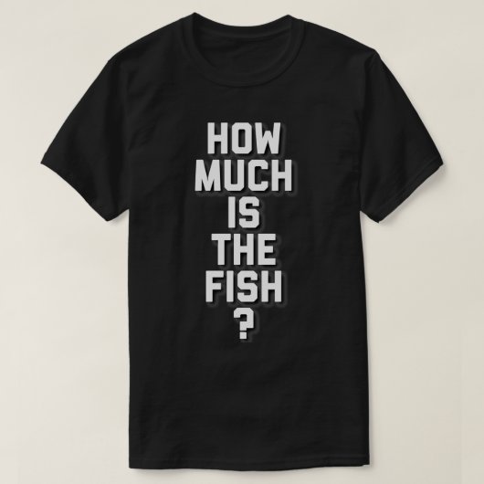 魚の量 Tシャツ (デザイン正面)