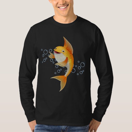 魚の金魚236 Tシャツ (正面)