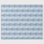 魚の針にお金の束 ラッピングペーパー (フラット)