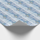 魚の針にお金の束 ラッピングペーパー (角)