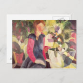 魚の鉢を持つ女の子, 20世紀 ポストカード (正面/裏面)