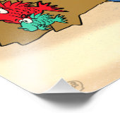 魚の間に入ったサメ フォトプリント            (角)