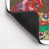 魚の離婚おもしろい漫画のギフトTee収集品 マウスパッド (コーナー)