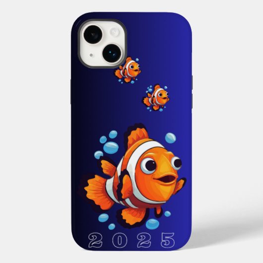 魚の電話ケースIPhoneケースサムスンギャラクシーケース Case-Mate iPhoneケース (裏面)