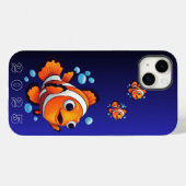 魚の電話ケースIPhoneケースサムスンギャラクシーケース Case-Mate iPhoneケース (裏面 (横))