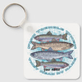 魚の震えるキーチェーン キーホルダー (正面)