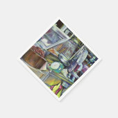 魚の頭のカレーはどこ?シンガポール スタンダードカクテルナプキン (角)