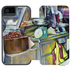 魚の頭のカレーはどこ?シンガポール iPhone SE/5/5sウォレットケース