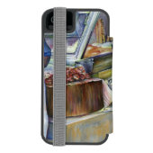 魚の頭のカレーはどこ?シンガポール INCIPIO iPhoneウォレットケース (フォリオ裏面)