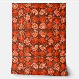 魚の頭の葉新しいフローラハート- Terracotta 壁紙