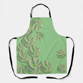 魚の頭葉のジャズVミントダスティピンク4 エプロン