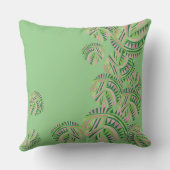 魚の頭葉のジャズVミントダスティピンク4 クッション (裏面)