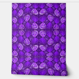 魚の頭葉の新しいフローラハート – 紫 壁紙