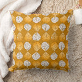 魚の頭離れのバタースコッチホワイト クッション (ブランケット)