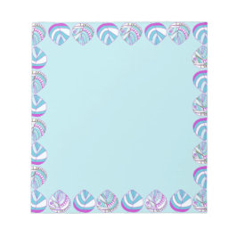 魚の頭離れの紫の空 ノートパッド