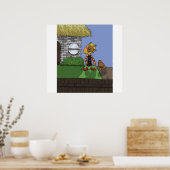 魚の頭 ポスター (キッチン)