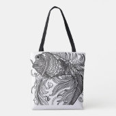 魚の顔トート トートバッグ (裏面)