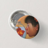 魚の顔ボタン 缶バッジ (正面&裏面)