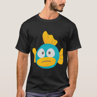 魚の顔 Tシャツ
