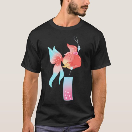 魚の風鈴さくら Tシャツ (正面)